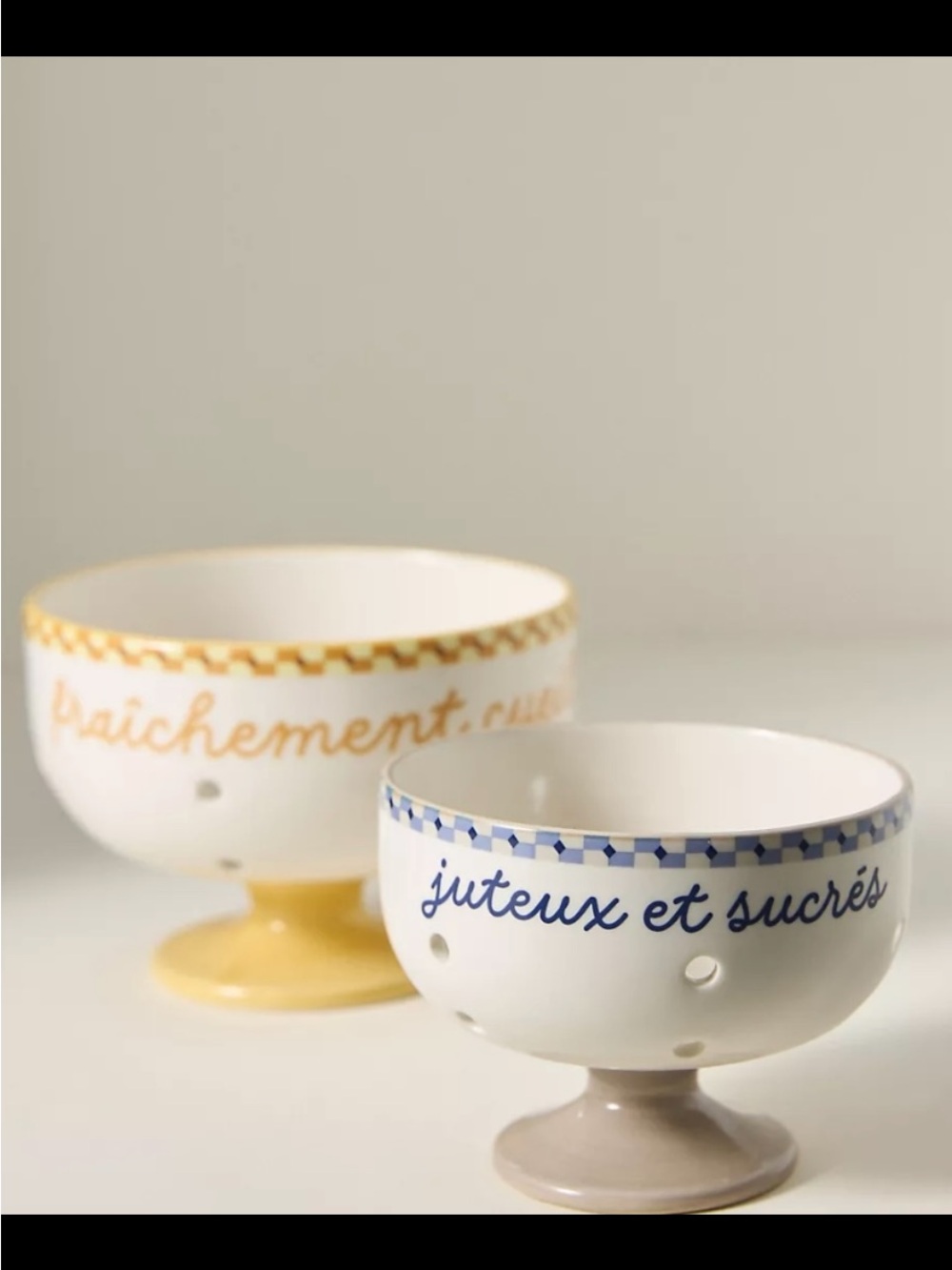 Anthropologie Cafe’ Violette Berry Basket. - Picture 4 of 4